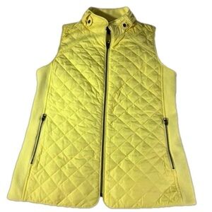 41 Hawthorn Quilted Women's Yellow Vest size XS.  NWT